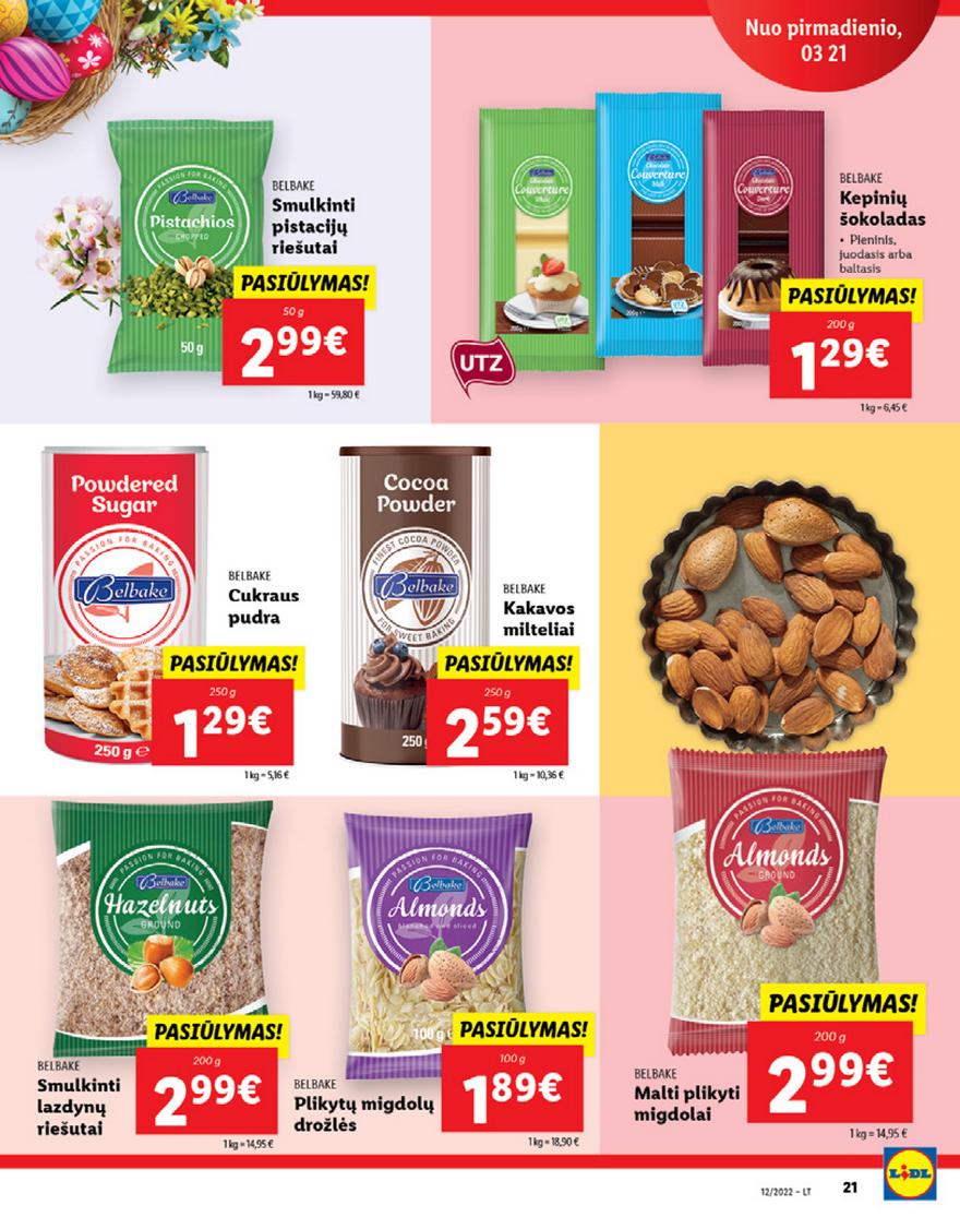 Lidl maisto prekių pasiūlymai akcijos nuo 
  2022-03-21 iki 
  2022-03-27 | Leidinukas.lt puslapis 21