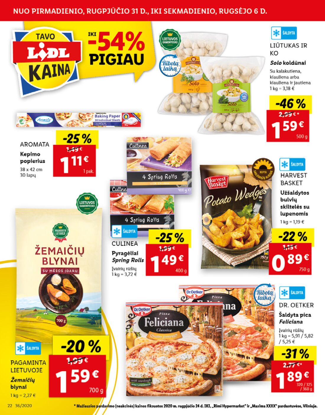 Lidl savaitinis leidinys akcijos nuo 
  2020-08-31 iki 
  2020-09-06 | Leidinukas.lt puslapis 22