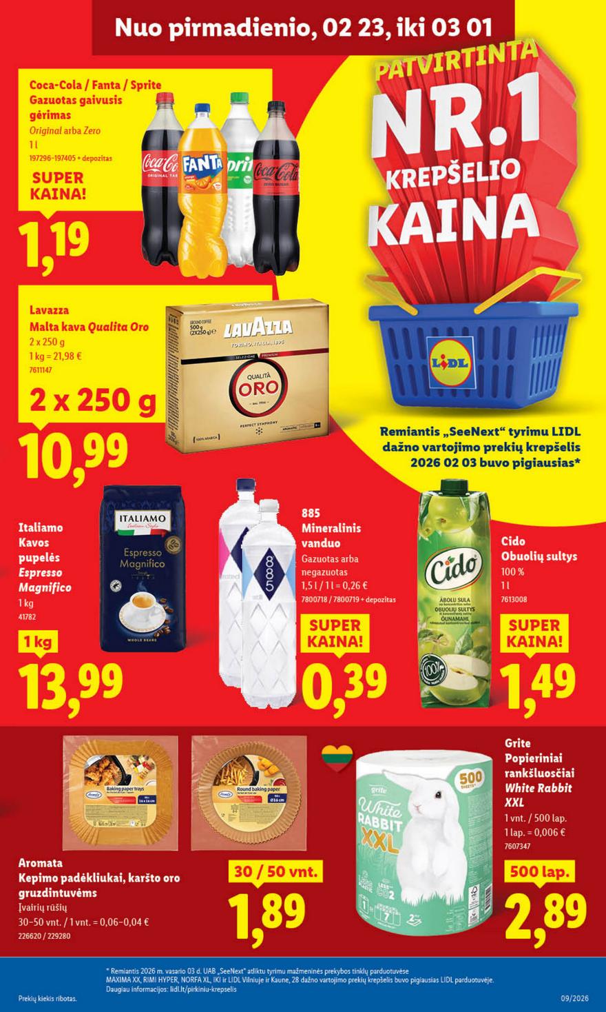 Lidl leidinys akcijos nuo 
  2026-02-23 iki 
  2026-03-01 | Leidinukas.lt puslapis 29