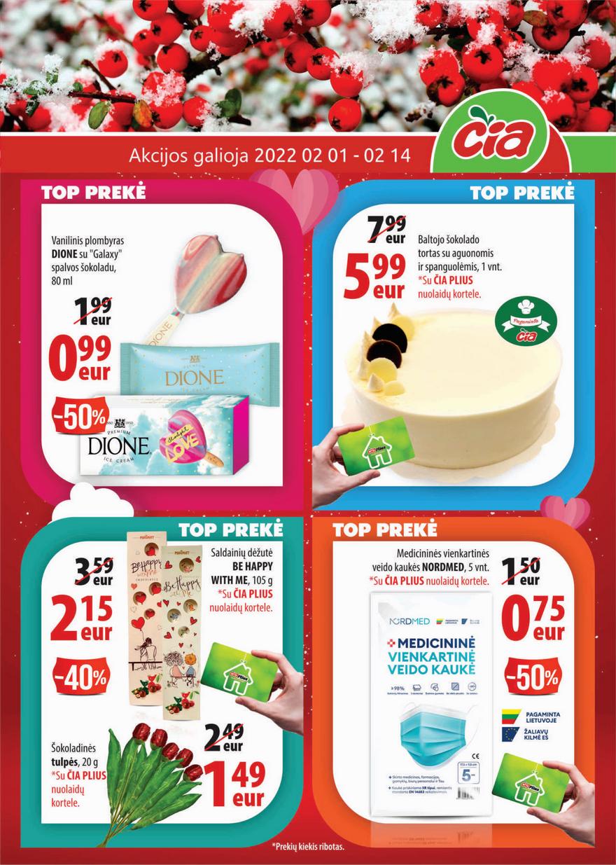 Čia market leidinys akcijos nuo 
  2022-02-01 iki 
  2022-02-14 | Leidinukas.lt puslapis 1