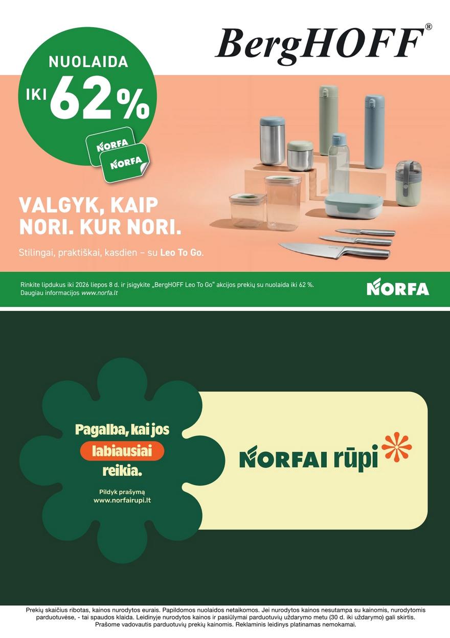 Norfos leidinys akcijos nuo 
  2026-05-28 iki 
  2026-06-10 | Leidinukas.lt puslapis 32