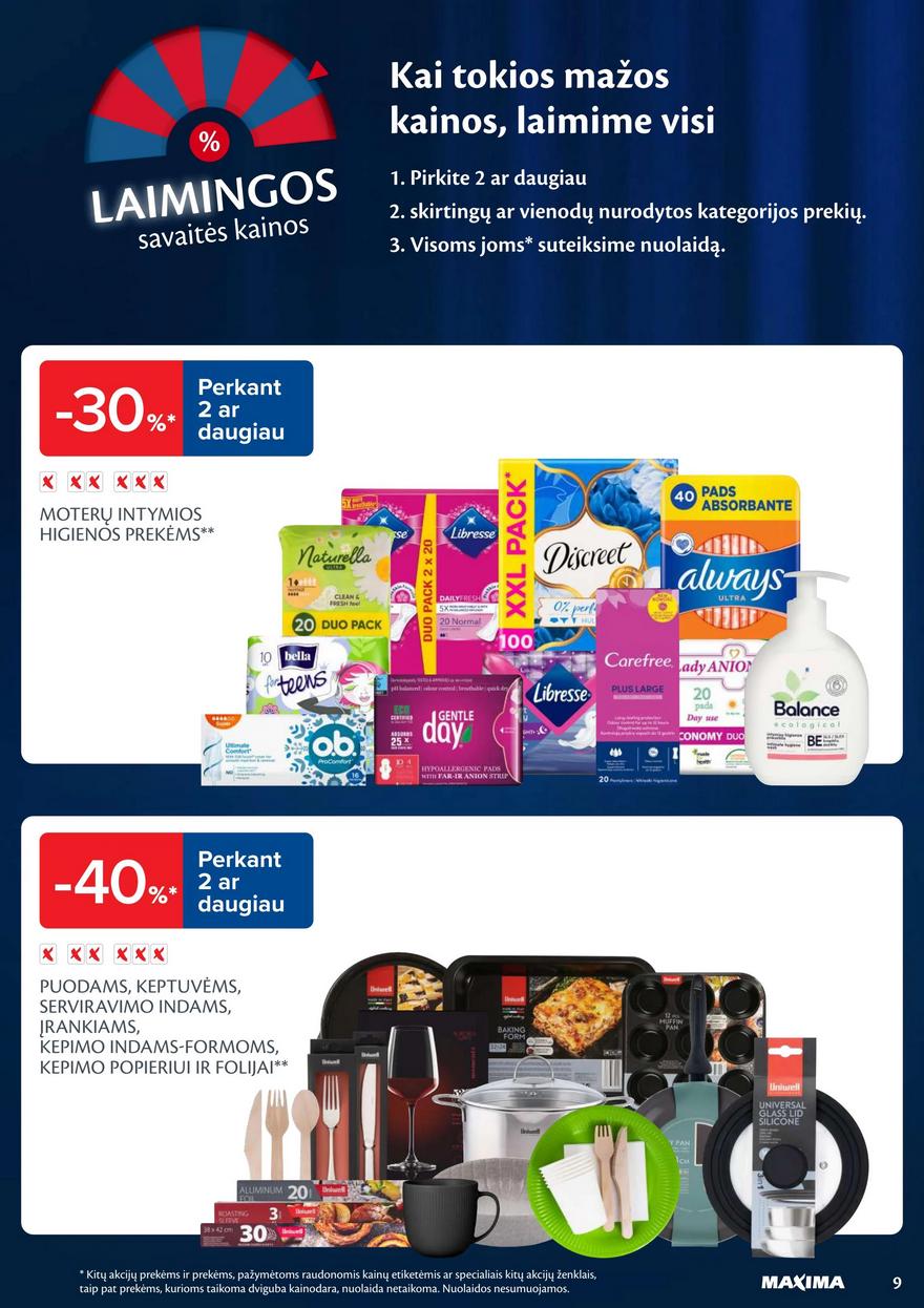 Maxima leidinys akcijos nuo
2025-09-09 iki
2025-09-15 | Leidinukas.lt puslapis 9