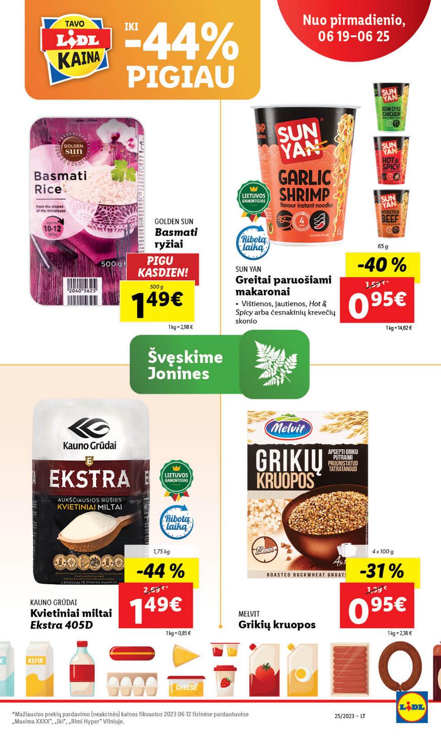 Lidl pasiūlymai akcijos nuo 
  2023-06-19 iki 
  2023-06-25 | Leidinukas.lt puslapis 49