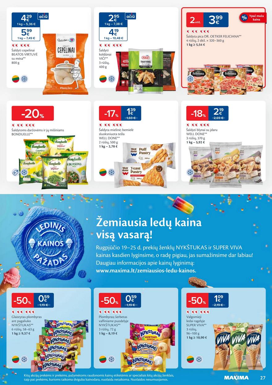 Maxima leidinukas akcijos nuo 
  2025-08-19 iki 
  2025-08-25 | Leidinukas.lt puslapis 27