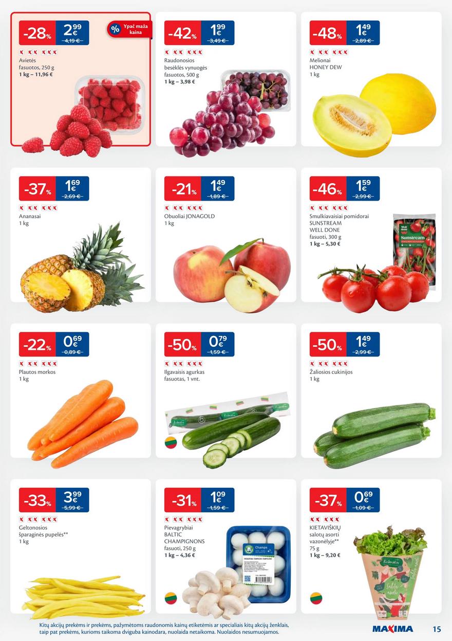 Maxima savaitinis leidinys 29 akcijos nuo 
  2025-07-15 iki 
  2025-07-21 | Leidinukas.lt puslapis 15