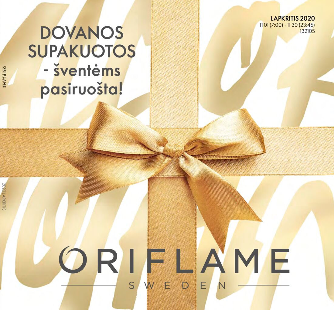 Oriflame katalogas akcijos nuo 
  2020-11-01 iki 
  2020-11-30 | Leidinukas.lt puslapis 1