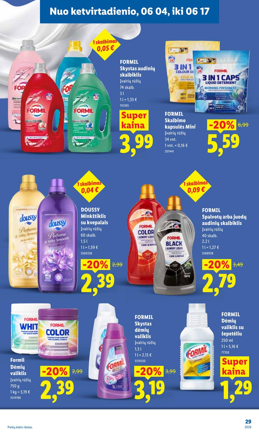 Lidl leidinys akcijos nuo 
  2026-06-01 iki 
  2026-06-07 | Leidinukas.lt puslapis 29