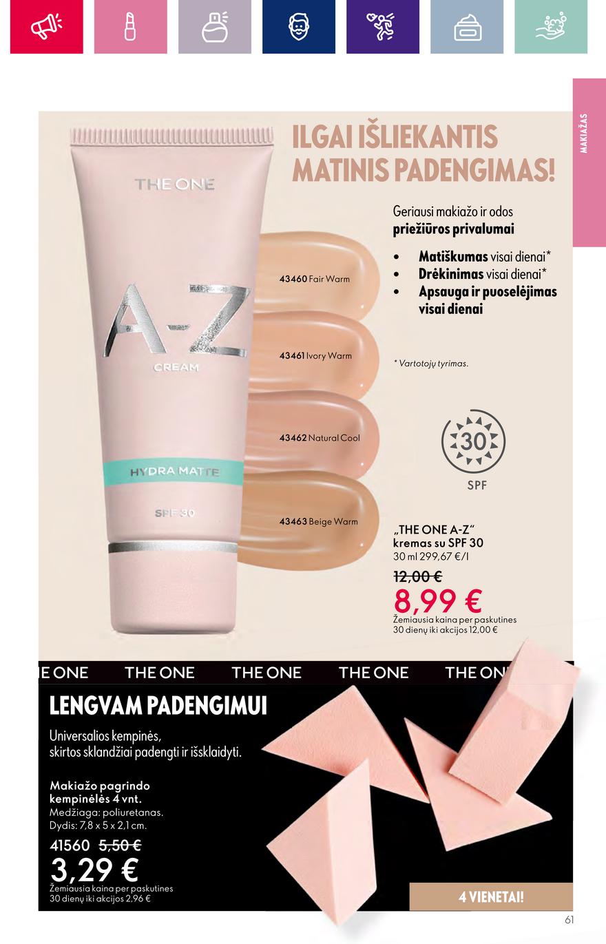 Oriflame katalogas akcijos nuo 
  2023-09-13 iki 
  2023-10-03 | Leidinukas.lt puslapis 61