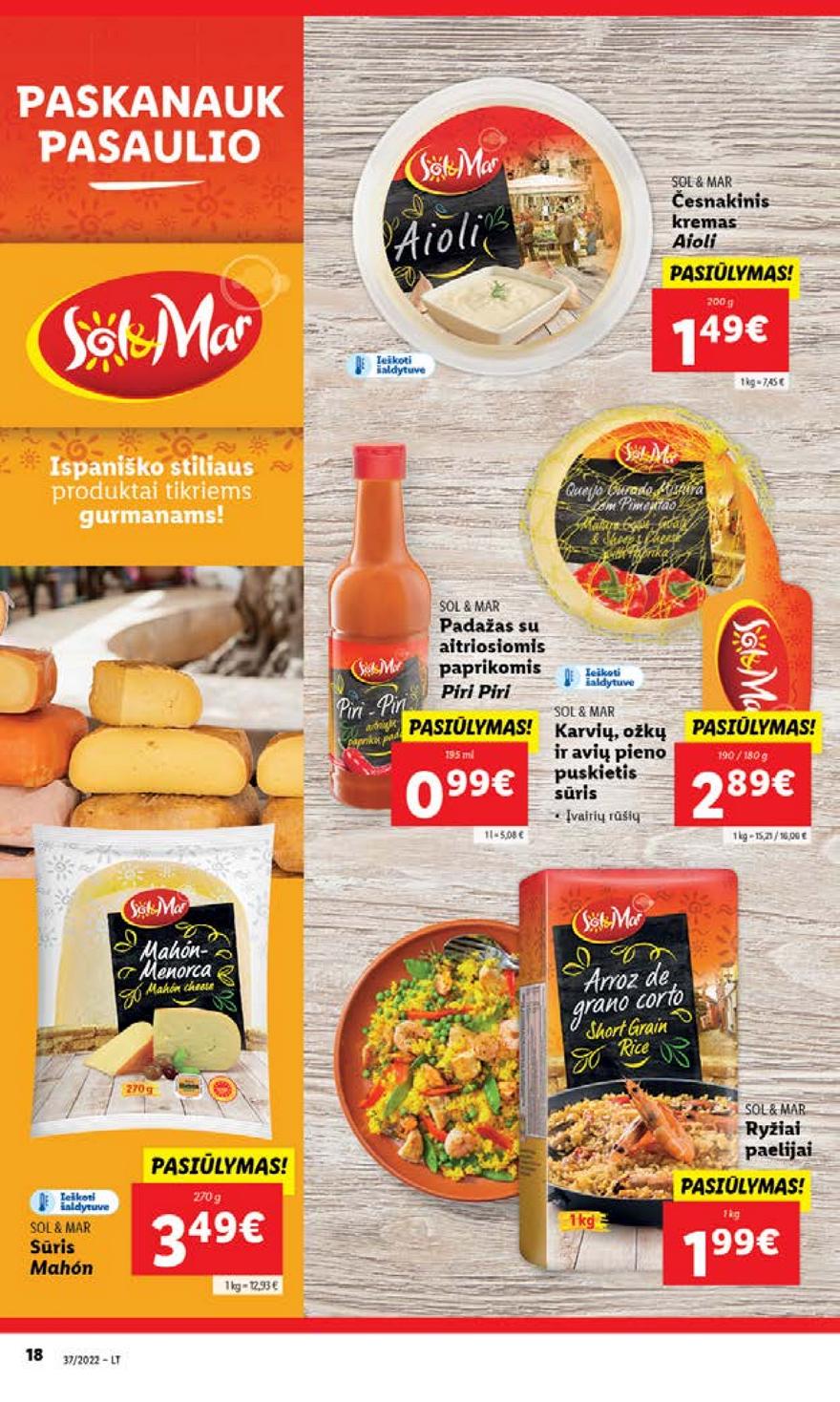 Lidl maisto prekių pasiūlymai akcijos nuo 
  2022-09-12 iki 
  2022-09-18 | Leidinukas.lt puslapis 18