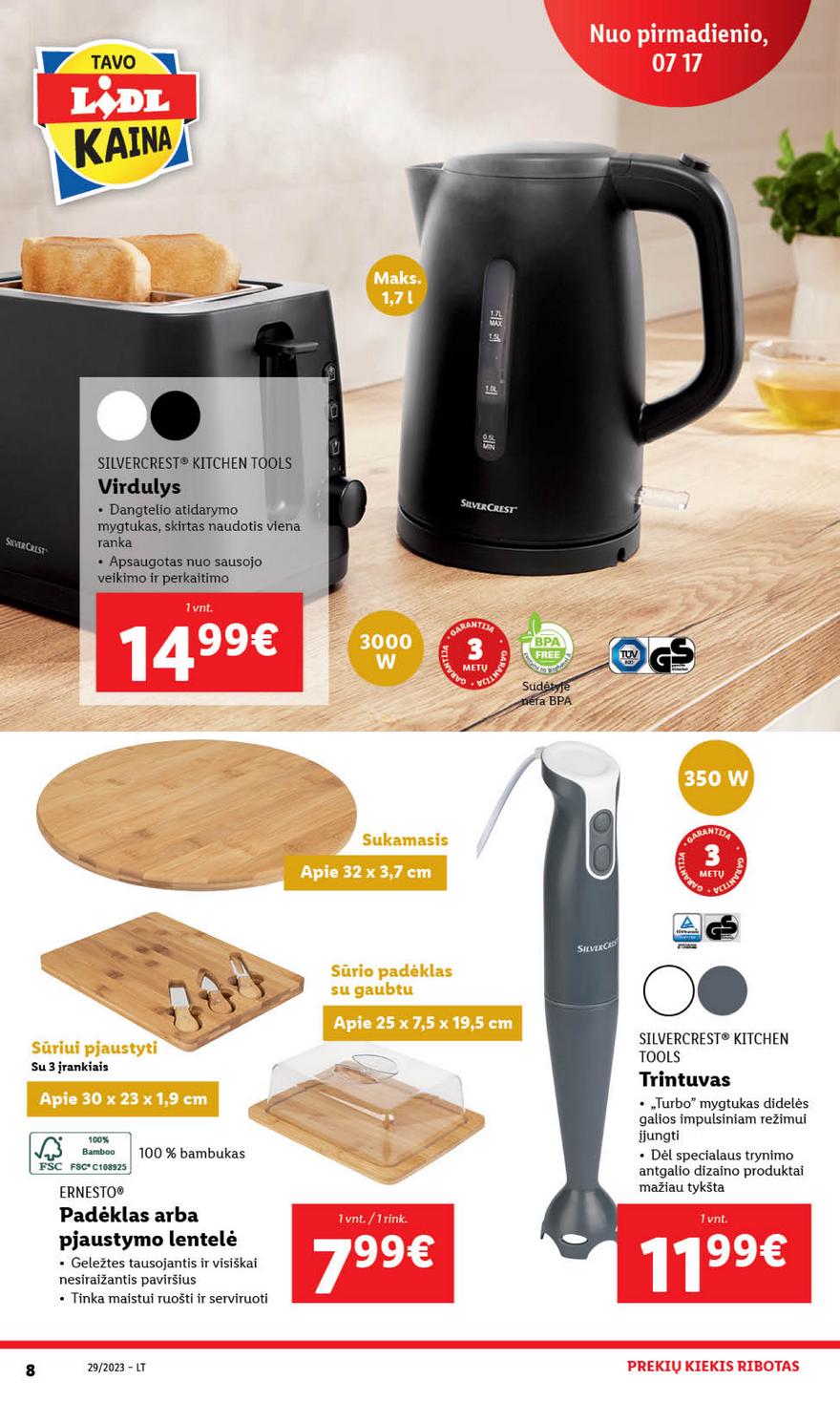Lidl pasiūlymai akcijos nuo 
  2023-07-17 iki 
  2023-07-23 | Leidinukas.lt puslapis 8