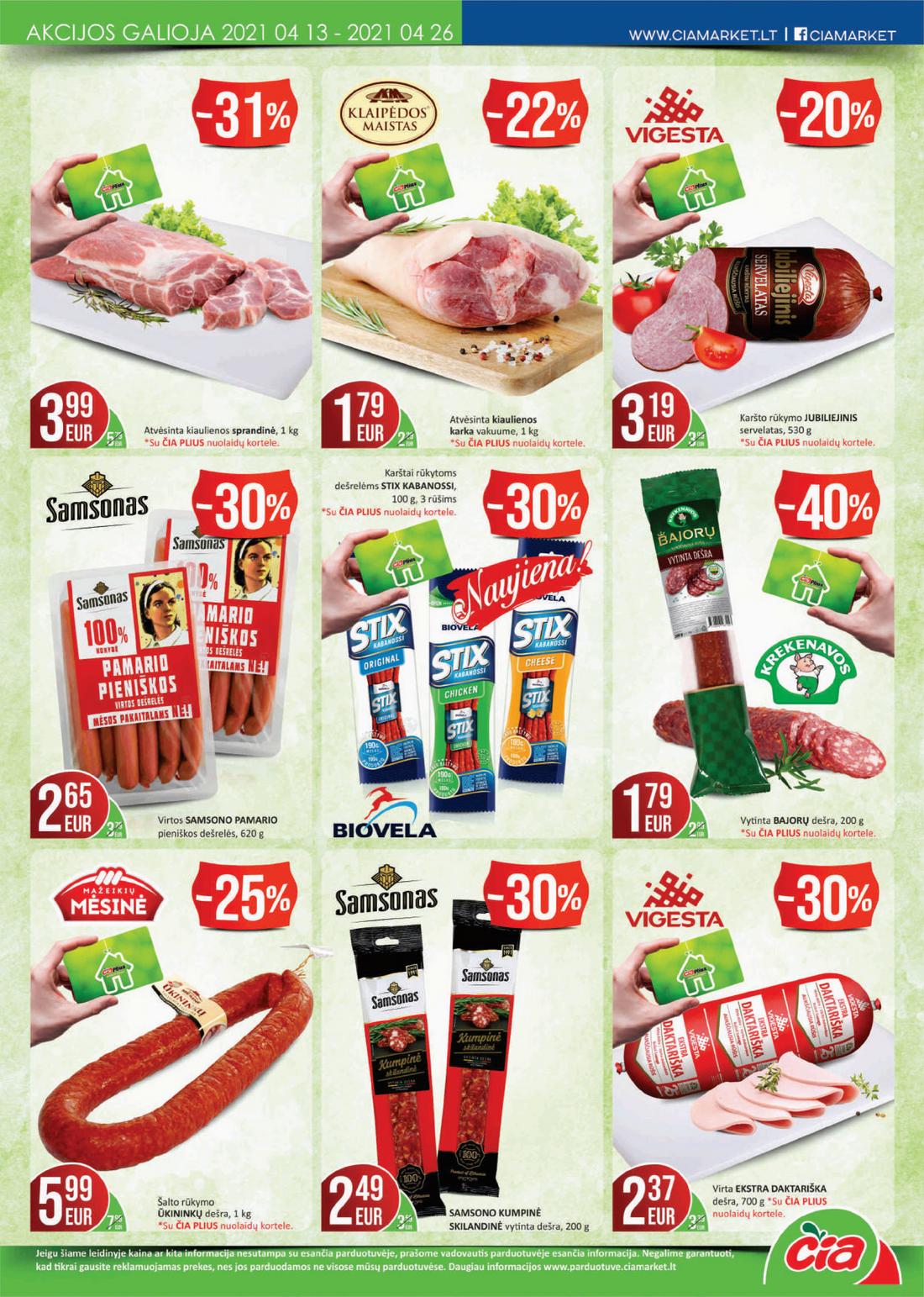 Čia market leidinys akcijos nuo 
  2021-04-14 iki 
  2021-04-26 | Leidinukas.lt puslapis 3