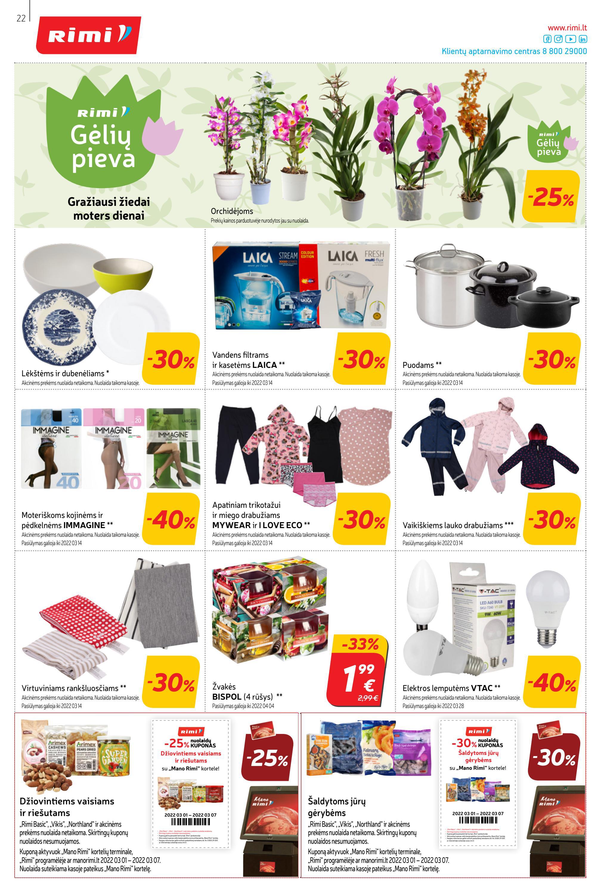 Rimi savaitinis leidinys akcijos nuo 
  2022-03-01 iki 
  2022-03-07 | Leidinukas.lt puslapis 22