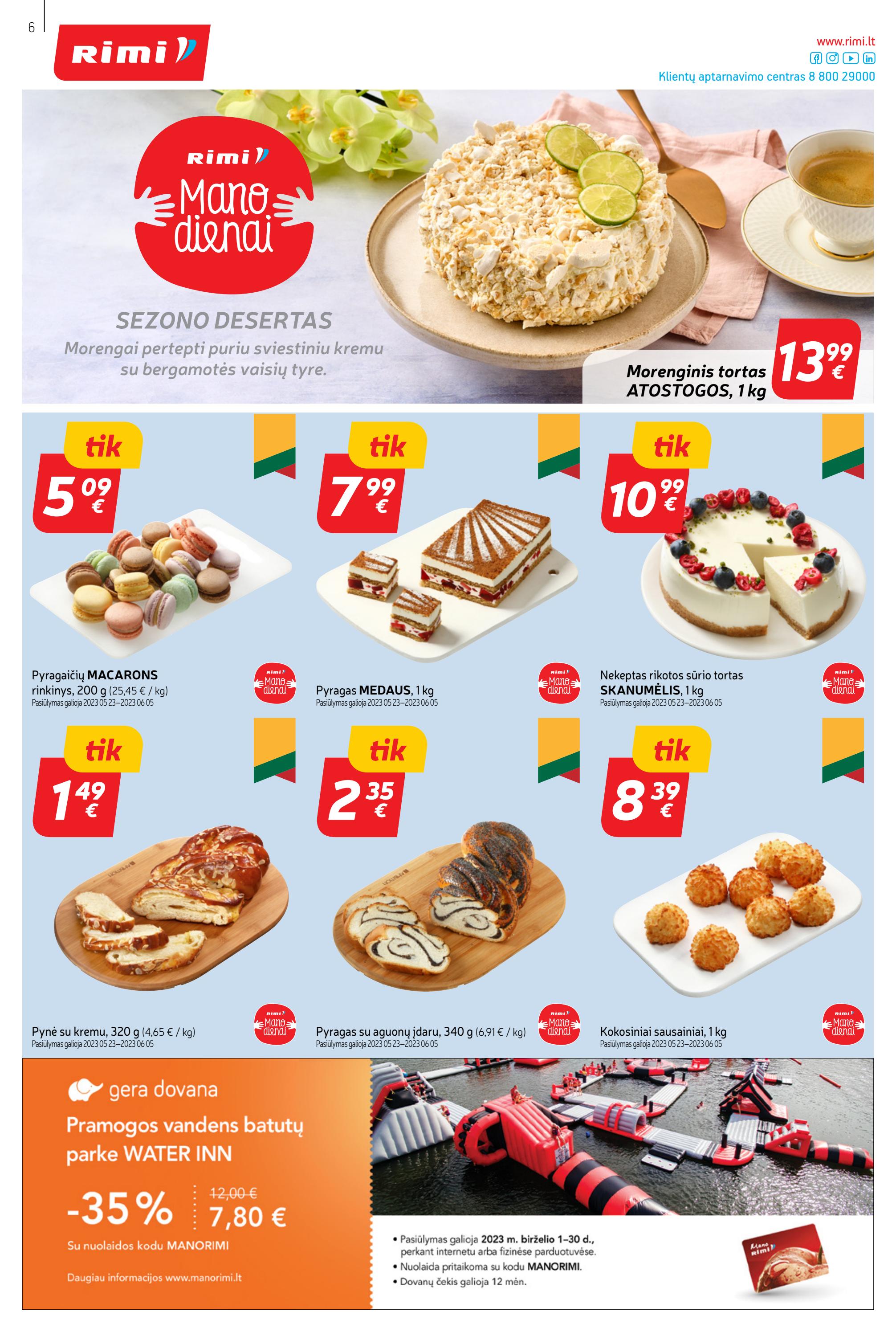 Rimi savaitinis leidinys akcijos nuo 
  2023-05-30 iki 
  2023-06-05 | Leidinukas.lt puslapis 6