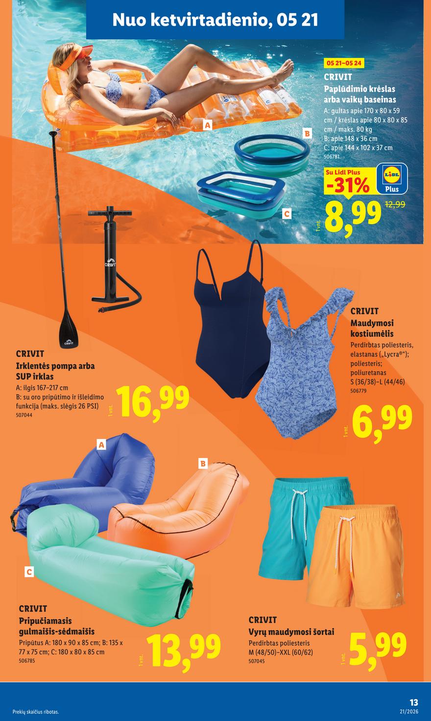 Lidl leidinys akcijos nuo 
  2026-05-18 iki 
  2026-05-24 | Leidinukas.lt puslapis 13