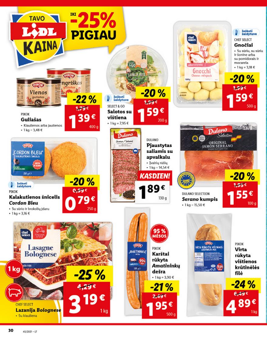Lidl maisto prekių pasiūlymai akcijos nuo 
  2021-10-04 iki 
  2021-10-10 | Leidinukas.lt puslapis 30