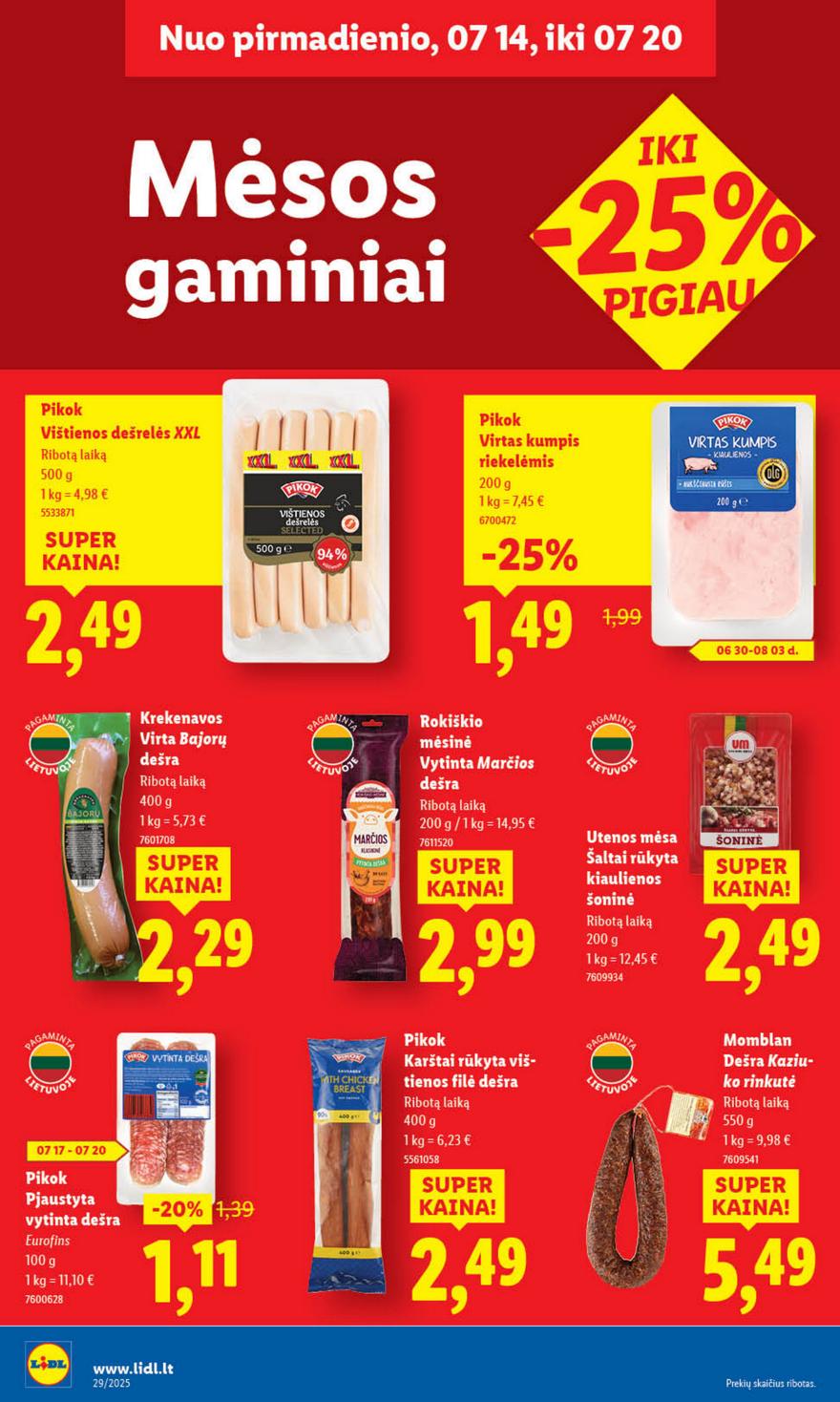 Lidl leidinys naujas akcijos nuo 
  2025-07-14 iki 
  2025-07-20 | Leidinukas.lt puslapis 26
