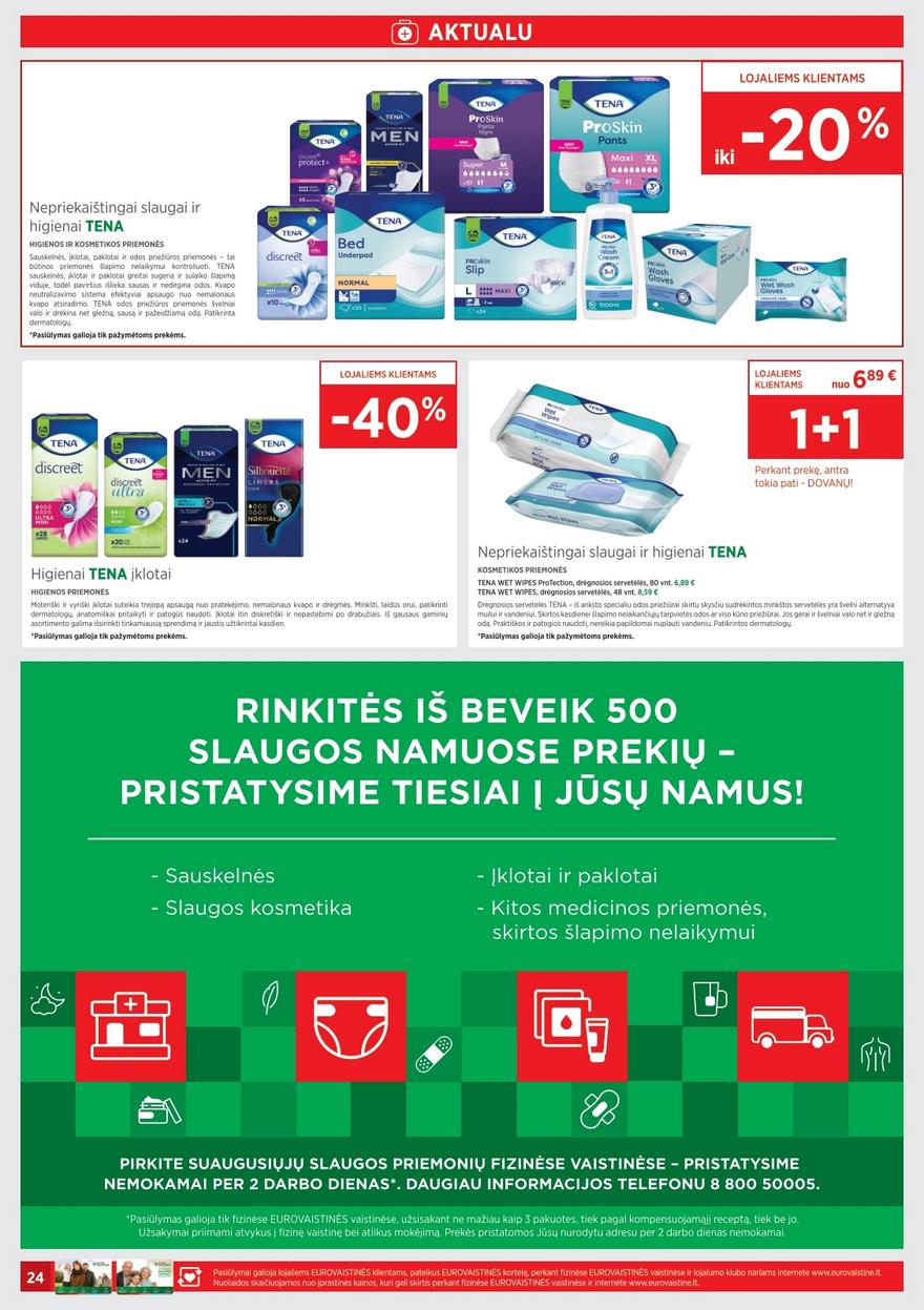 Euro vaistinė katalogas akcijos nuo 
  2025-06-01 iki 
  2025-06-30 | Leidinukas.lt puslapis 24