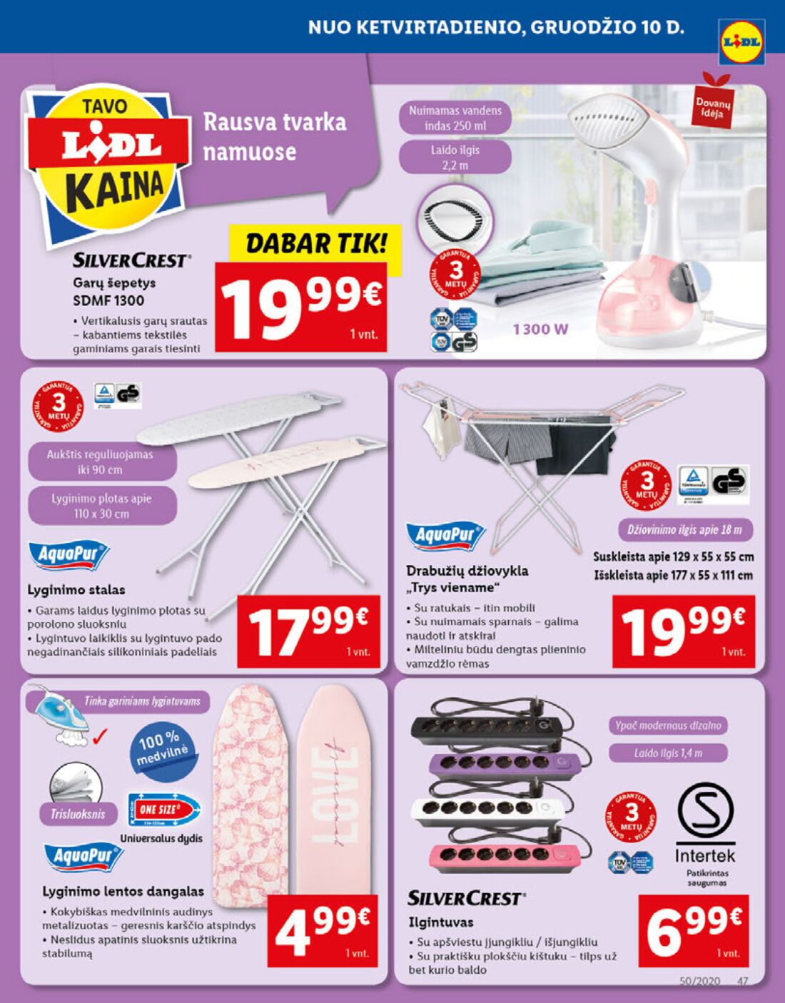 Lidl savaitinis leidinys akcijos nuo 
  2020-12-07 iki 
  2020-12-13 | Leidinukas.lt puslapis 47