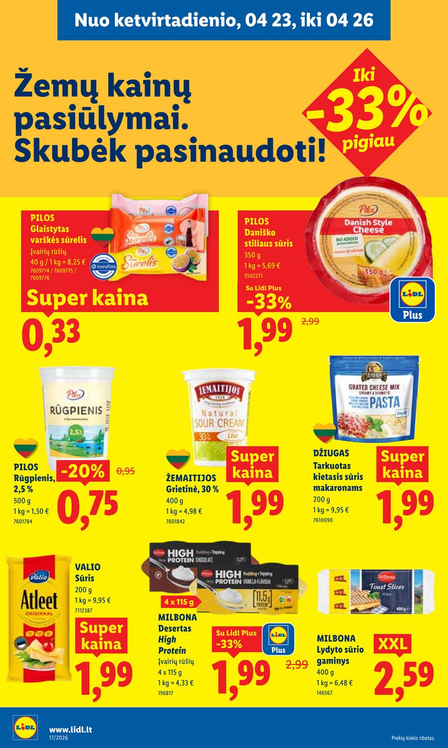 Lidl leidinys akcijos nuo 
  2026-04-20 iki 
  2026-04-26 | Leidinukas.lt puslapis 28