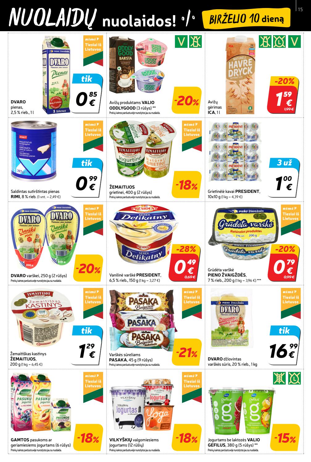 Rimi savaitinis leidinys akcijos nuo
2021-06-08 iki
2021-06-14 | Leidinukas.lt puslapis 15
