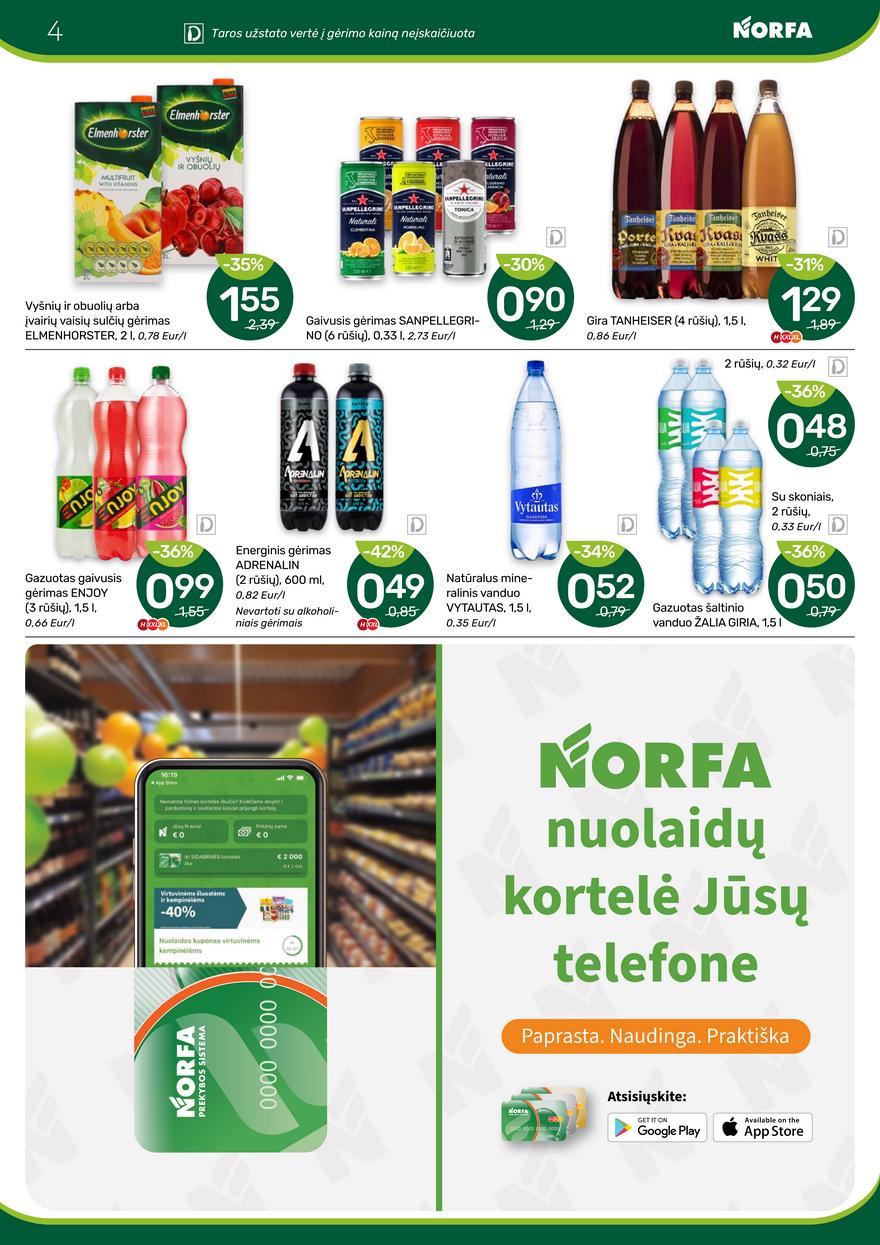 Norfos kaininis leidinys akcijos nuo 
  2024-01-04 iki 
  2024-01-10 | Leidinukas.lt puslapis 4