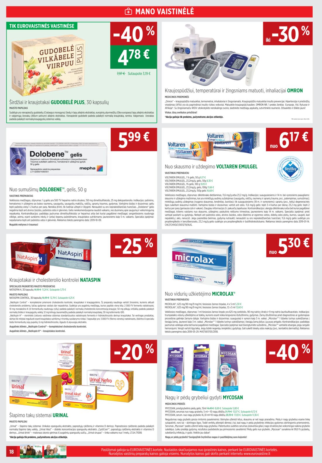 Euro vaistinė leidinys akcijos nuo 
  2019-11-01 iki 
  2019-11-30 | Leidinukas.lt puslapis 18