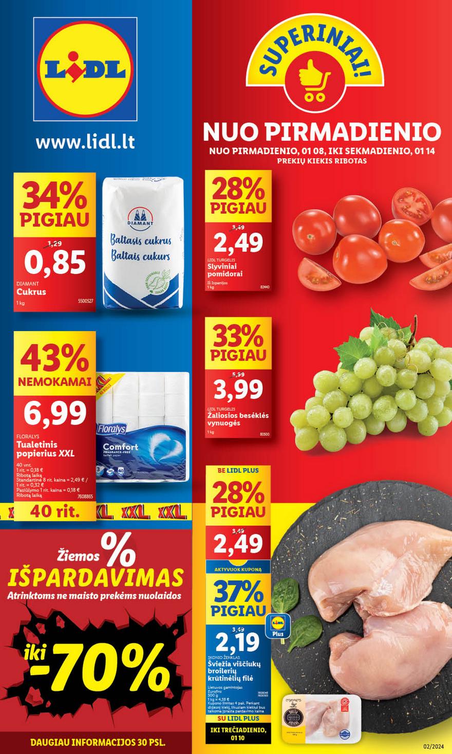 Lidl pasiūlymai akcijos nuo 
  2024-01-08 iki 
  2024-01-14 | Leidinukas.lt puslapis 1