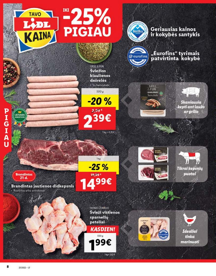 Lidl maisto prekių pasiūlymai akcijos nuo 
  2022-07-04 iki 
  2022-07-10 | Leidinukas.lt puslapis 8