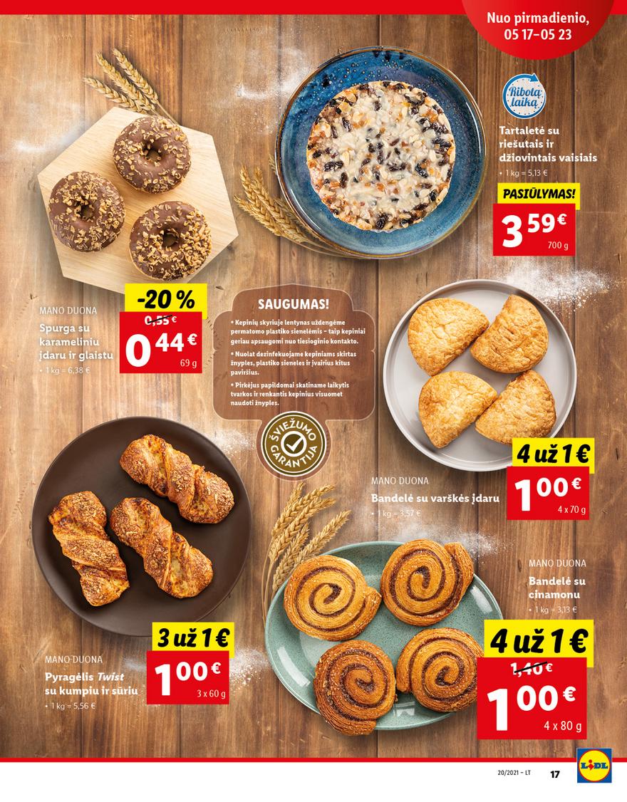 Lidl maisto prekių pasiūlymai akcijos nuo 
  2021-05-17 iki 
  2021-05-23 | Leidinukas.lt puslapis 17