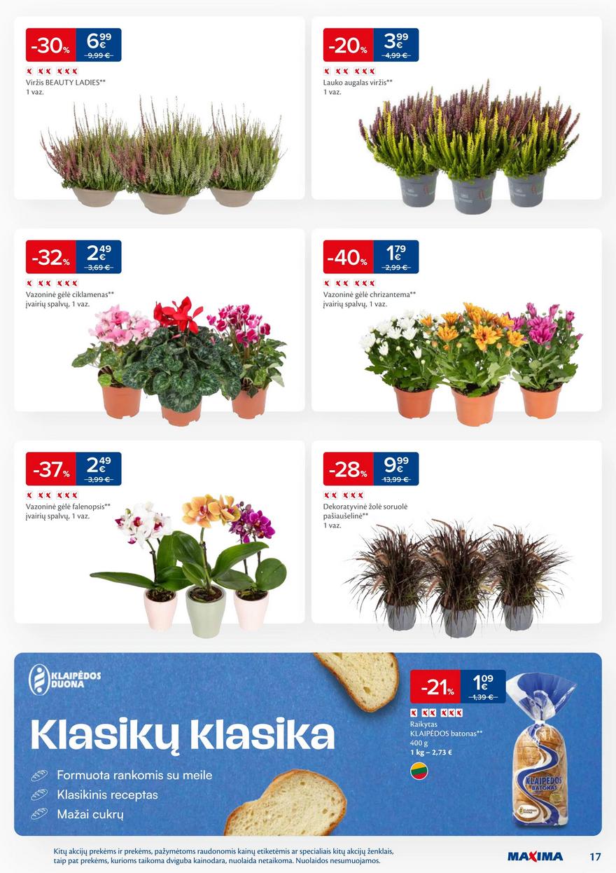 Maxima savaitinis leidinys akcijos nuo 
  2025-09-16 iki 
  2025-09-22 | Leidinukas.lt puslapis 17