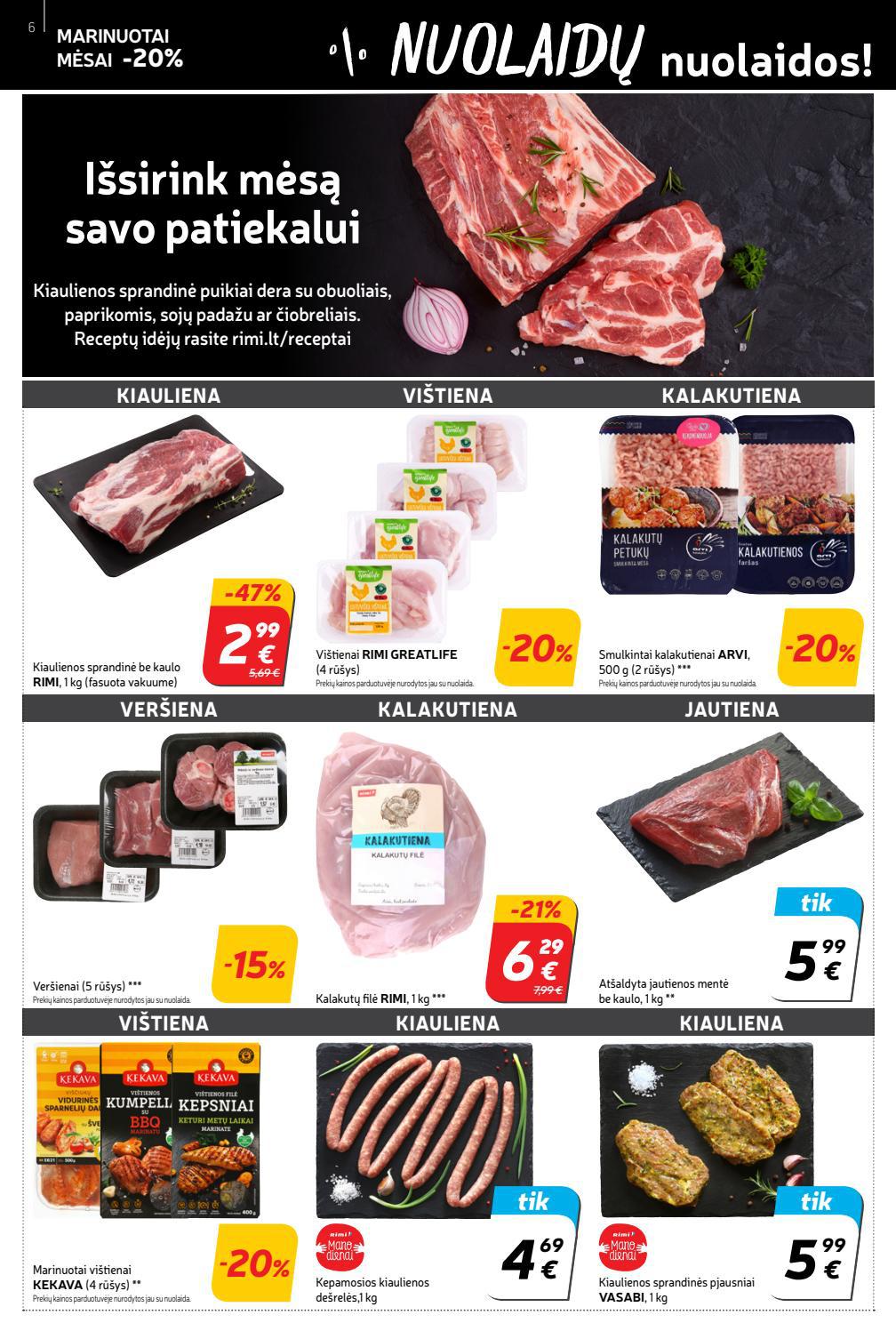 Rimi savaitinis leidinys akcijos nuo 
  2022-01-11 iki 
  2022-01-17 | Leidinukas.lt puslapis 6