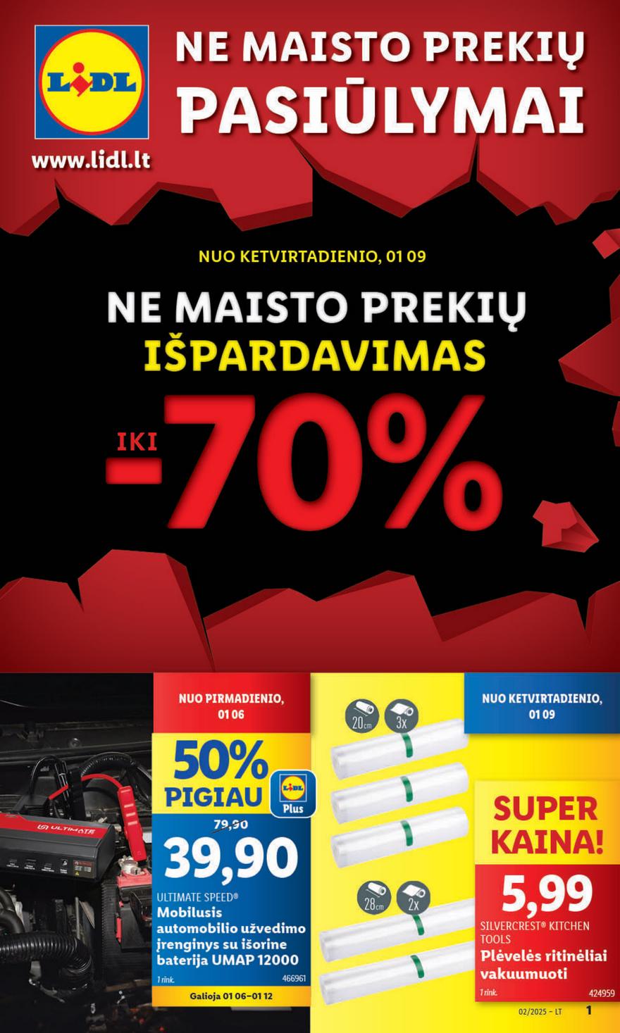 Lidl ne maisto leidinys akcijos nuo 
  2025-01-06 iki 
  2025-01-12 | Leidinukas.lt puslapis 1