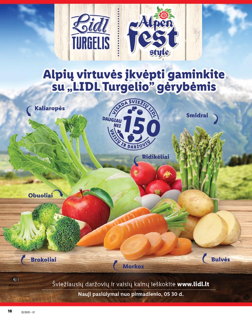 Lidl maisto prekių pasiūlymai akcijos nuo 
  2022-05-30 iki 
  2022-06-05 | Leidinukas.lt puslapis 16