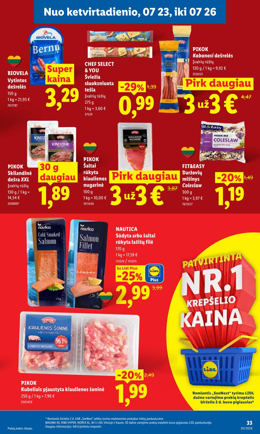 Lidl leidinys akcijos nuo 
  2026-07-20 iki 
  2026-07-26 | Leidinukas.lt puslapis 39