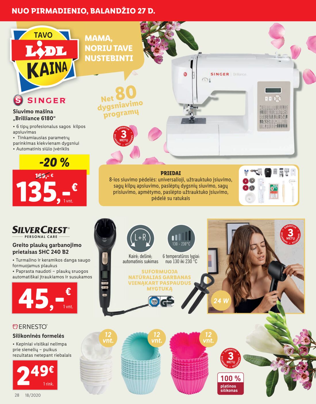 Lidl savaitinis leidinys akcijos nuo 
  2020-04-27 iki 
  2020-05-03 | Leidinukas.lt puslapis 28