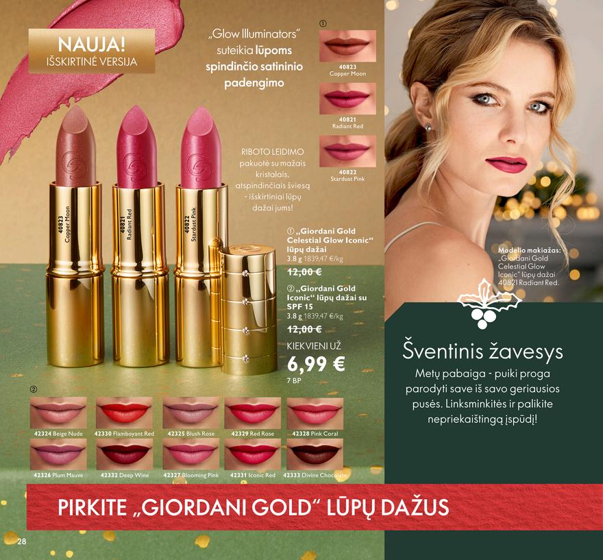 Oriflame katalogas akcijos nuo 
  2021-12-01 iki 
  2021-12-31 | Leidinukas.lt puslapis 28