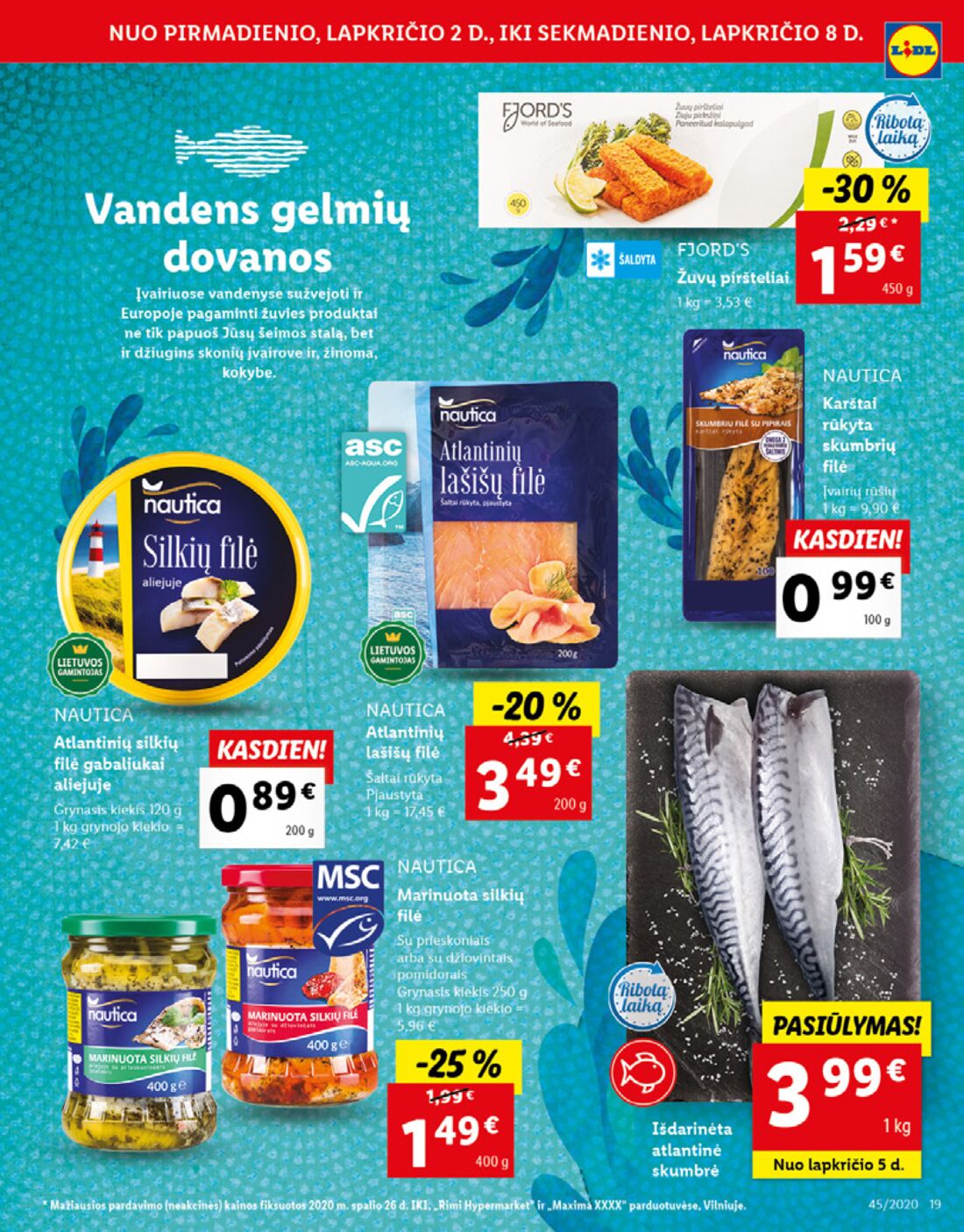 Lidl savaitinis leidinys akcijos nuo 
  2020-11-02 iki 
  2020-11-08 | Leidinukas.lt puslapis 19