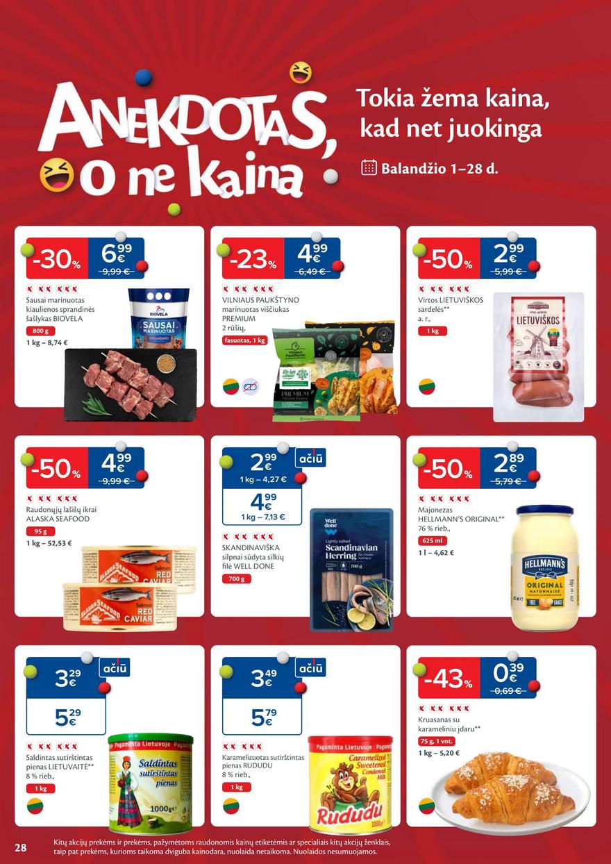 Maxima savaitinis leidinys 17 akcijos nuo 
  2025-04-22 iki 
  2025-04-28 | Leidinukas.lt puslapis 28