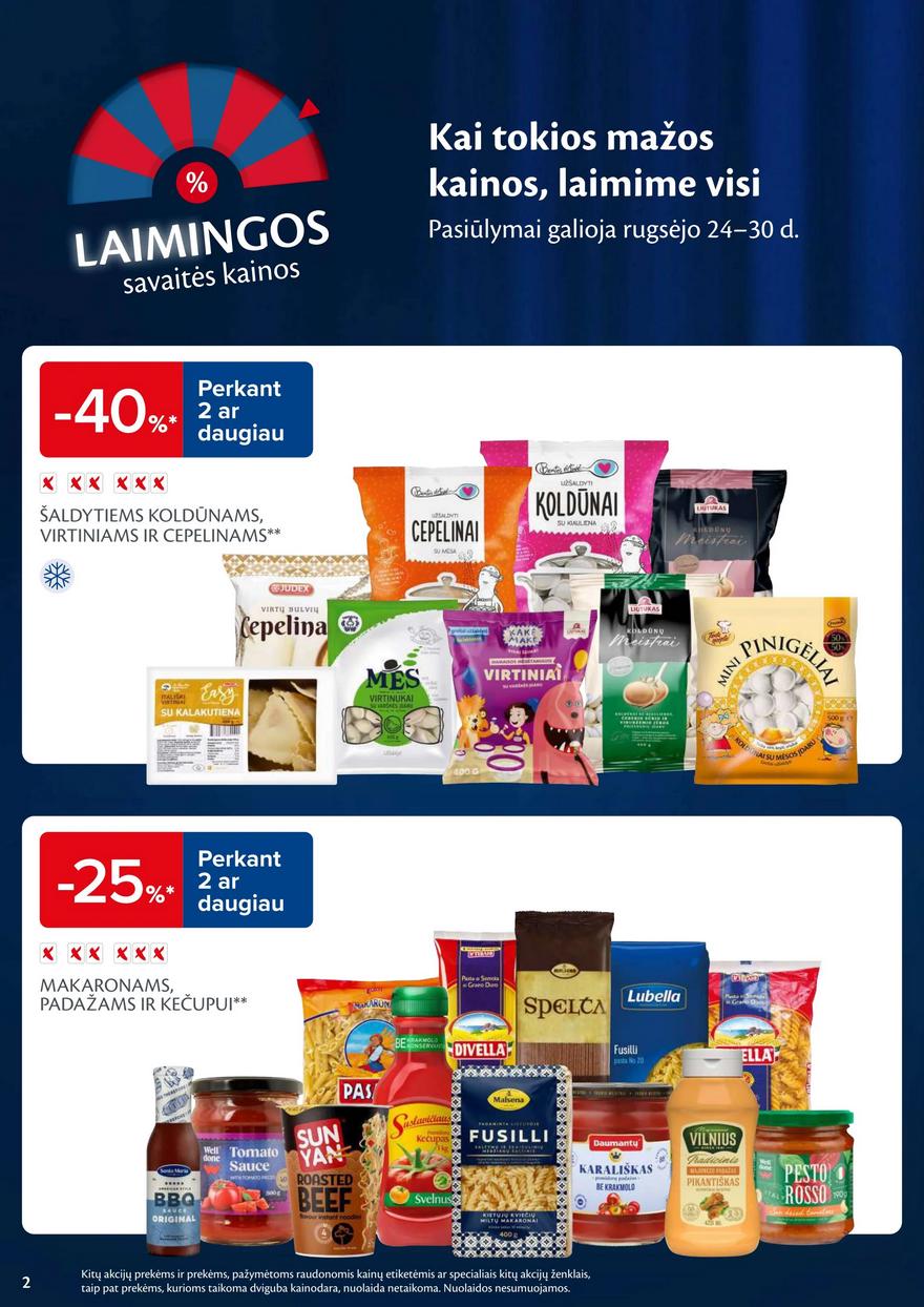 Maxima savaitinis leidinys 39 akcijos nuo
2024-09-24 iki
2024-09-30 | Leidinukas.lt puslapis 2
