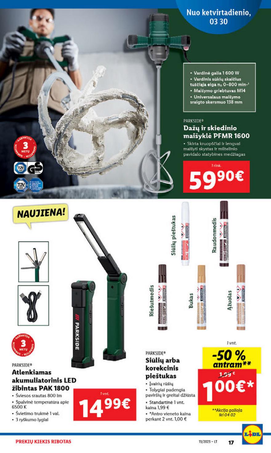 Ldil ne maisto prekių pasiūlymai akcijos nuo 
  2023-03-27 iki 
  2023-04-02 | Leidinukas.lt puslapis 21