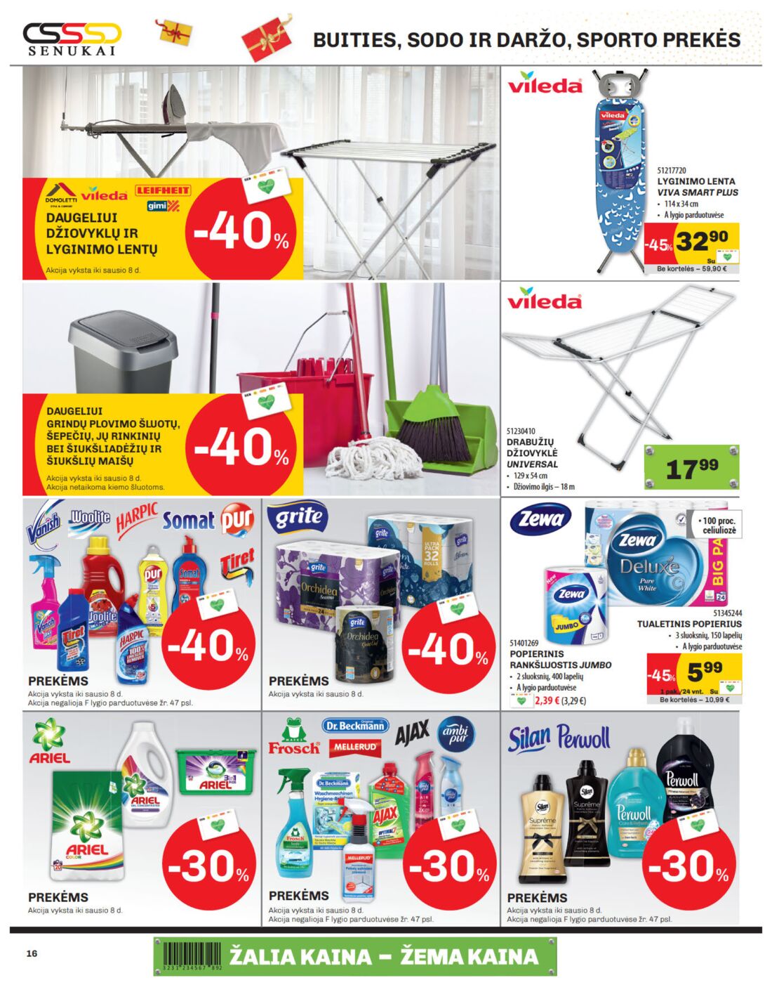 Senukai reklaminis leidinys akcijos nuo 
  2019-12-05 iki 
  2020-01-06 | Leidinukas.lt puslapis 16
