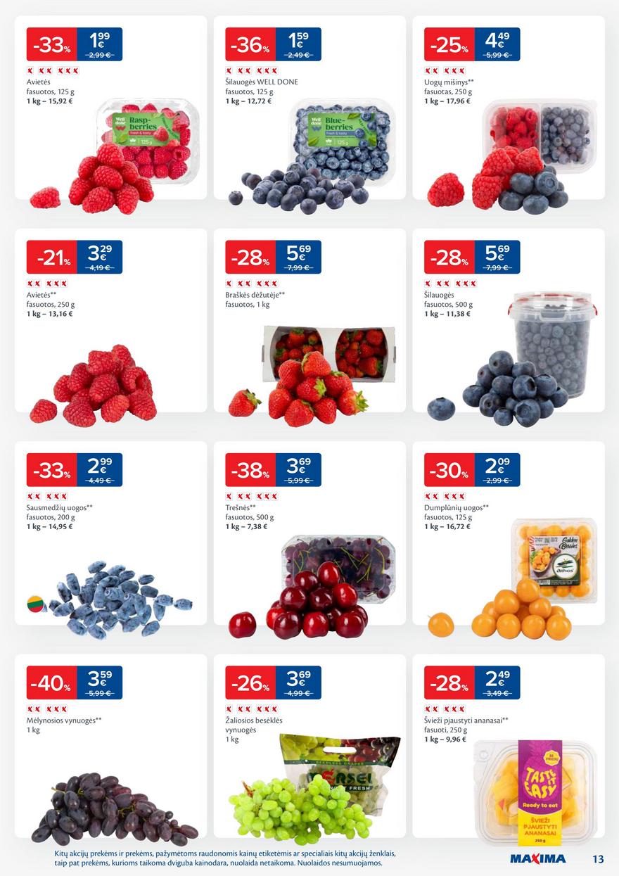 Maxima savaitinis leidinys 27 akcijos nuo 
  2025-07-01 iki 
  2025-07-07 | Leidinukas.lt puslapis 13