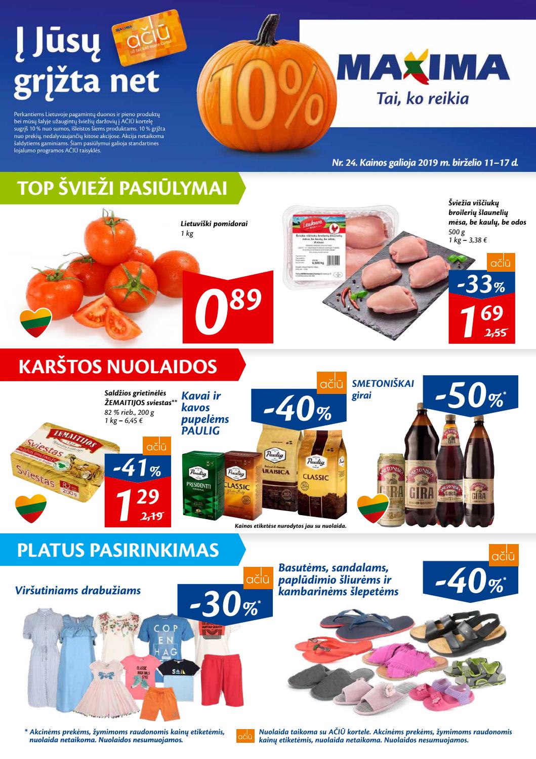 Maxima kaininis leidinys akcijos nuo 
  2019-06-11 iki 
  2019-06-17 | Leidinukas.lt puslapis 1