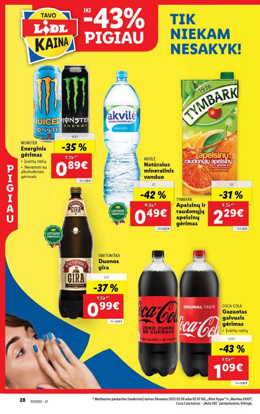 Lidl pasiūlymai akcijos nuo 
  2023-02-13 iki 
  2023-02-19 | Leidinukas.lt puslapis 28