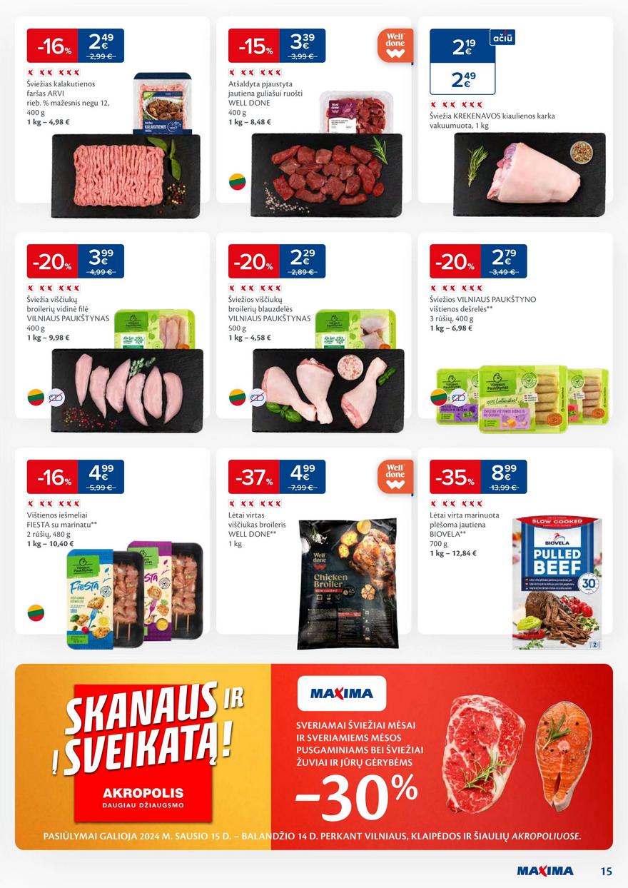 Maxima leidinys akcijos nuo 
  2024-03-05 iki 
  2024-03-11 | Leidinukas.lt puslapis 15