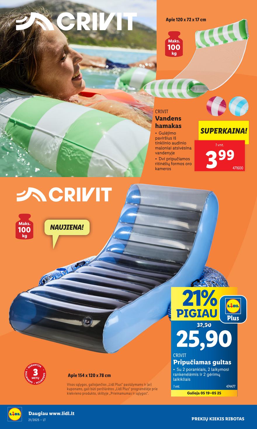 Lidl ne maisto leidinys akcijos nuo 
  2025-05-19 iki 
  2025-05-25 | Leidinukas.lt puslapis 16