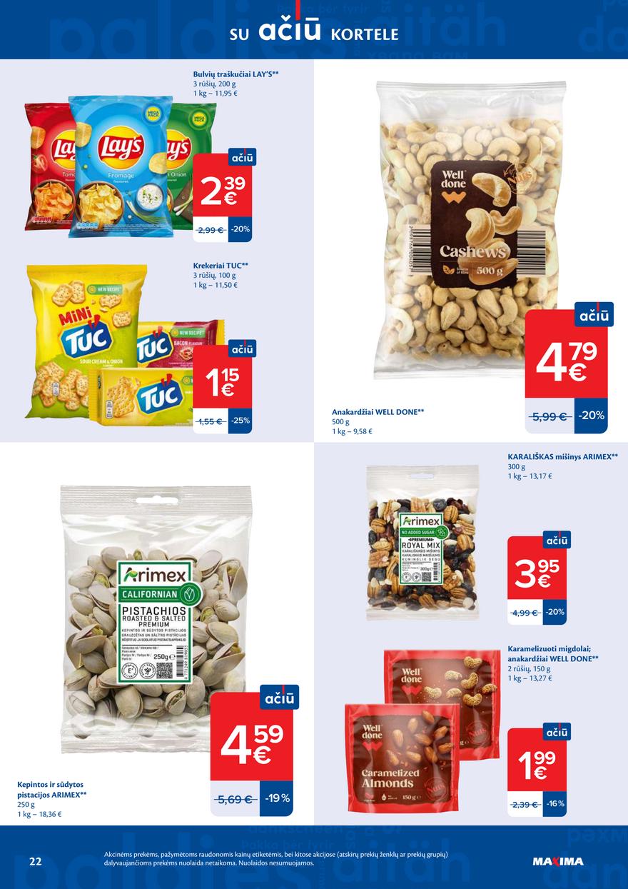 Maxima leidinys akcijos nuo 
  2026-03-24 iki 
  2026-03-30 | Leidinukas.lt puslapis 22