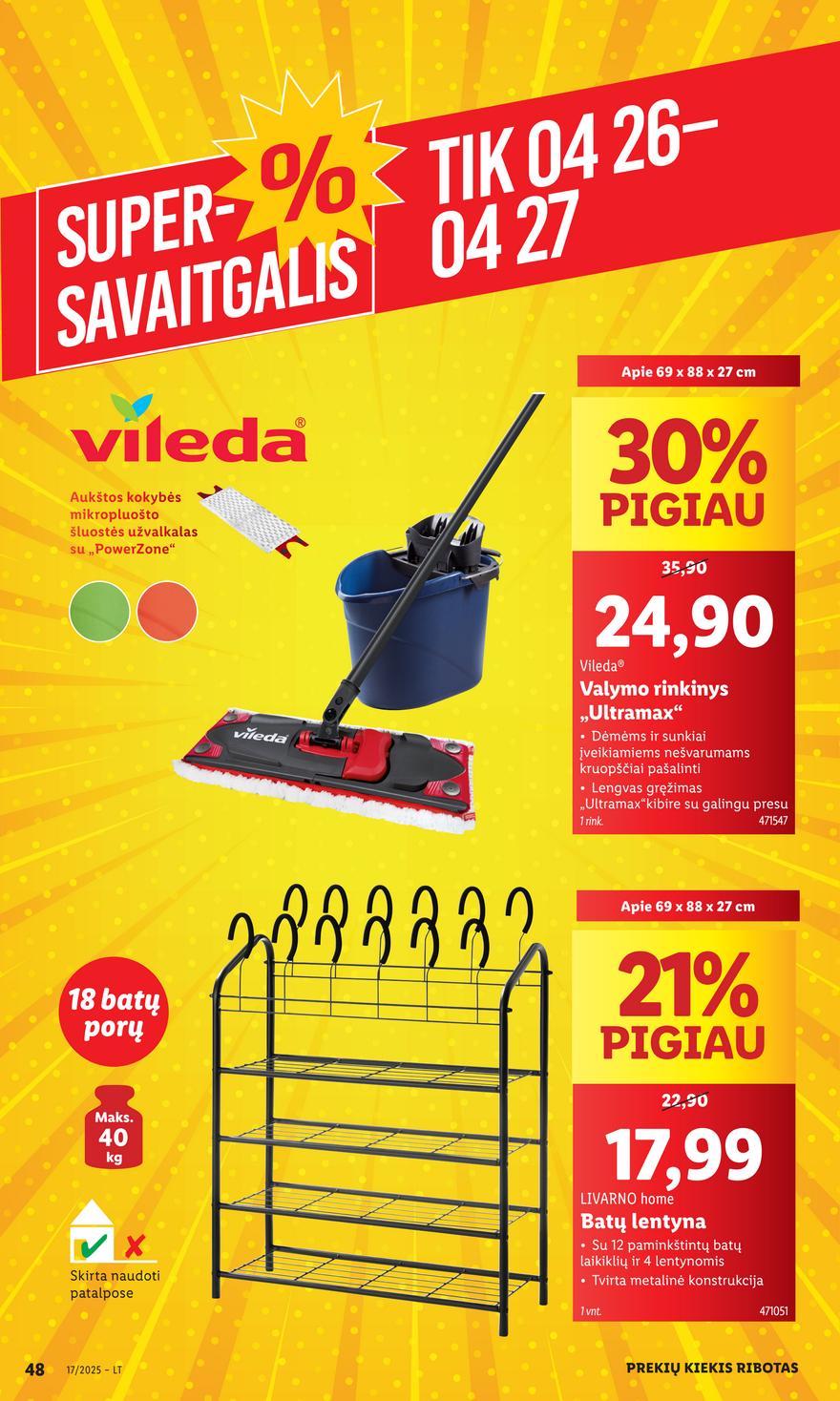 Lidl ne maisto leidinys akcijos nuo 
  2025-04-21 iki 
  2025-04-27 | Leidinukas.lt puslapis 48