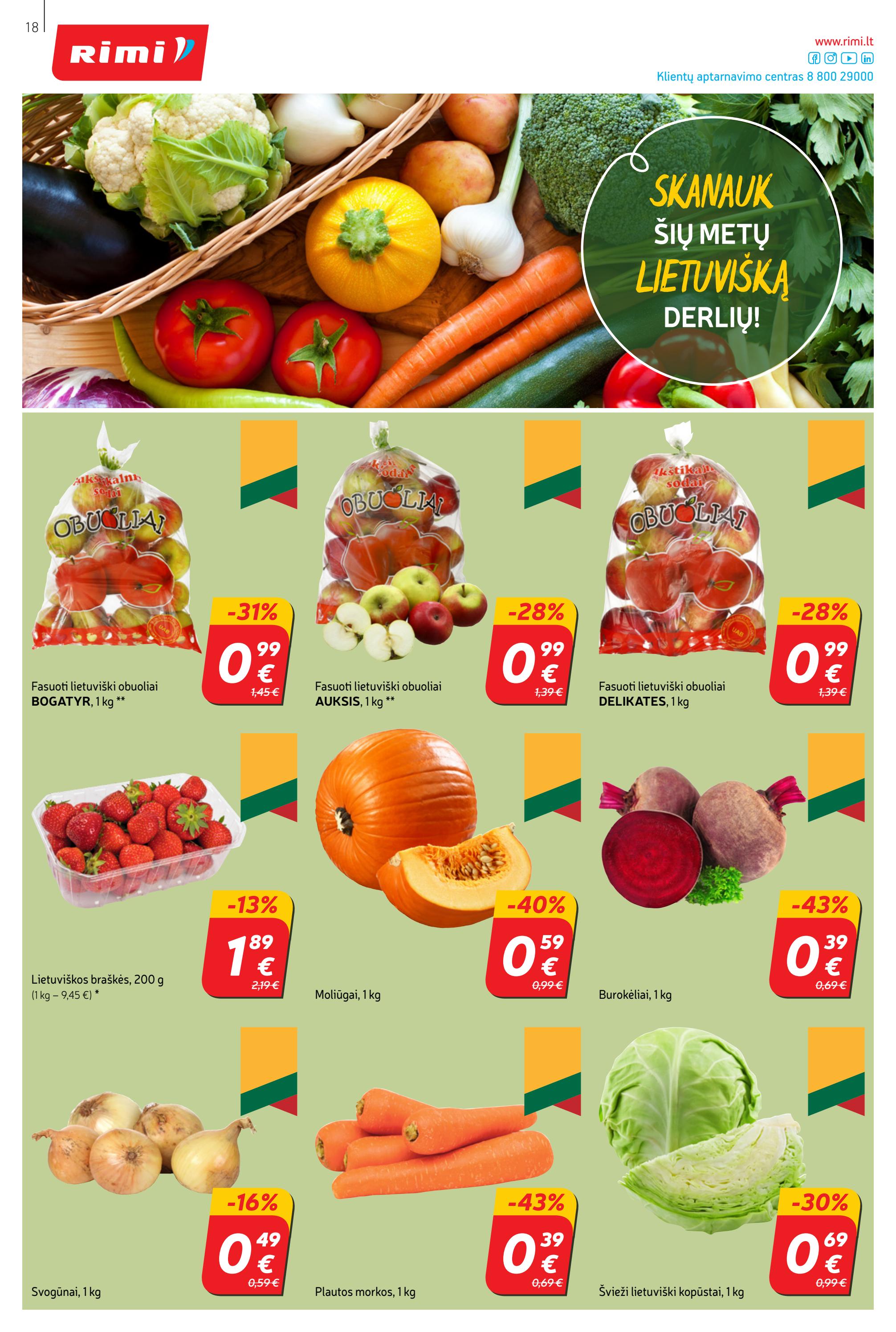 Rimi savaitinis leidinys akcijos nuo 
  2022-09-27 iki 
  2022-10-03 | Leidinukas.lt puslapis 18