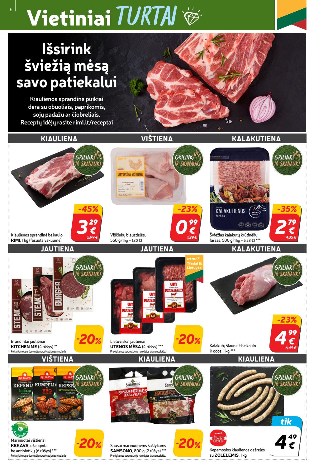 Rimi savaitinis leidinys akcijos nuo 
  2021-07-13 iki 
  2021-07-19 | Leidinukas.lt puslapis 6
